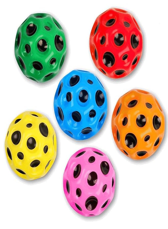 MANVI Bouncing Moon Ball for Kids, Stress Relief Jumping Ball for Birthday Gift, Bouncy Balls for Athlete Training and Sensory Play (8) - Image 1